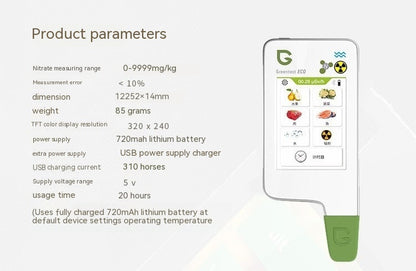 ECO GreenTest Nitrate Water Radiation Detector